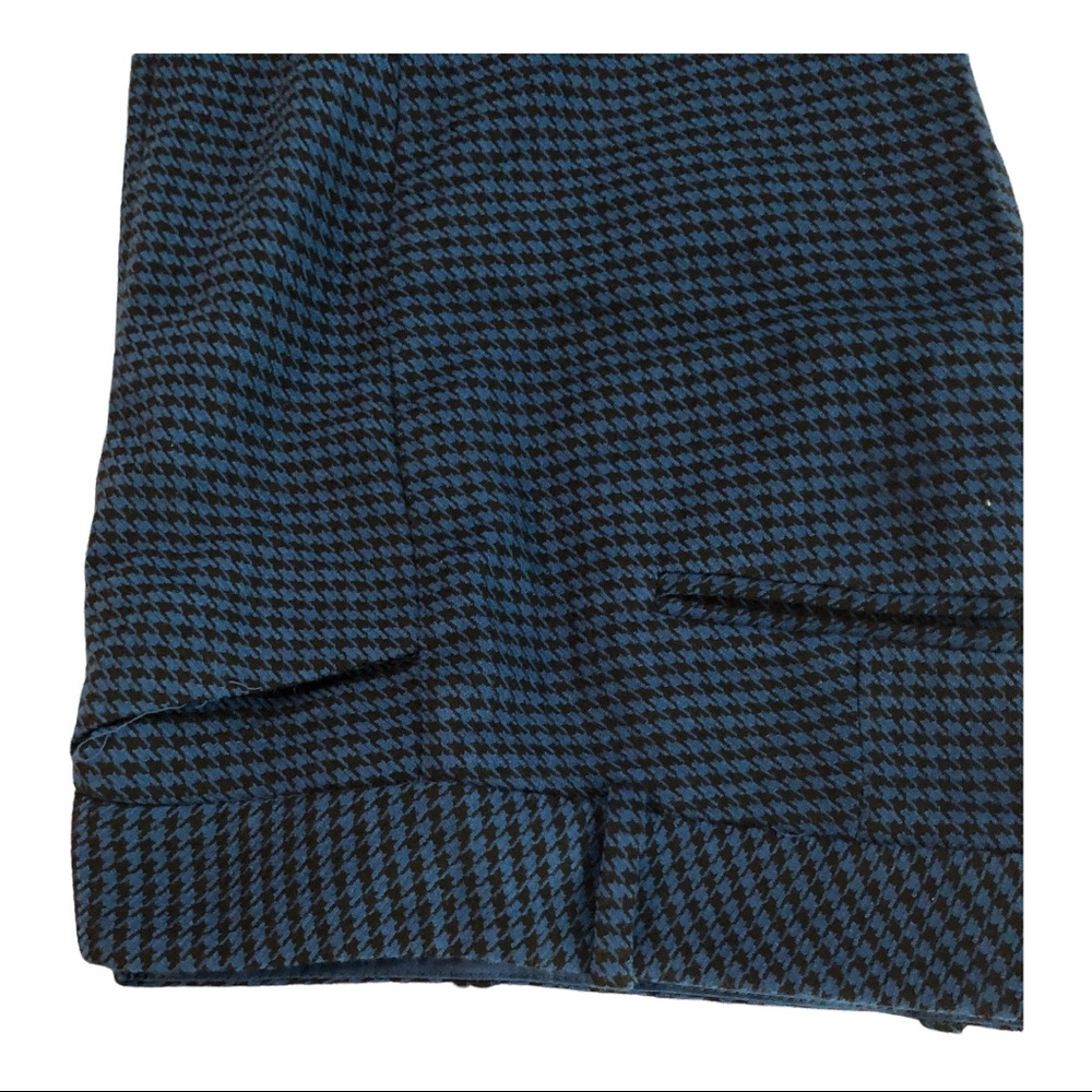 The limited drew fit blue black houndstooth tapered slim fit capri size 4 - Picture 3 of 5